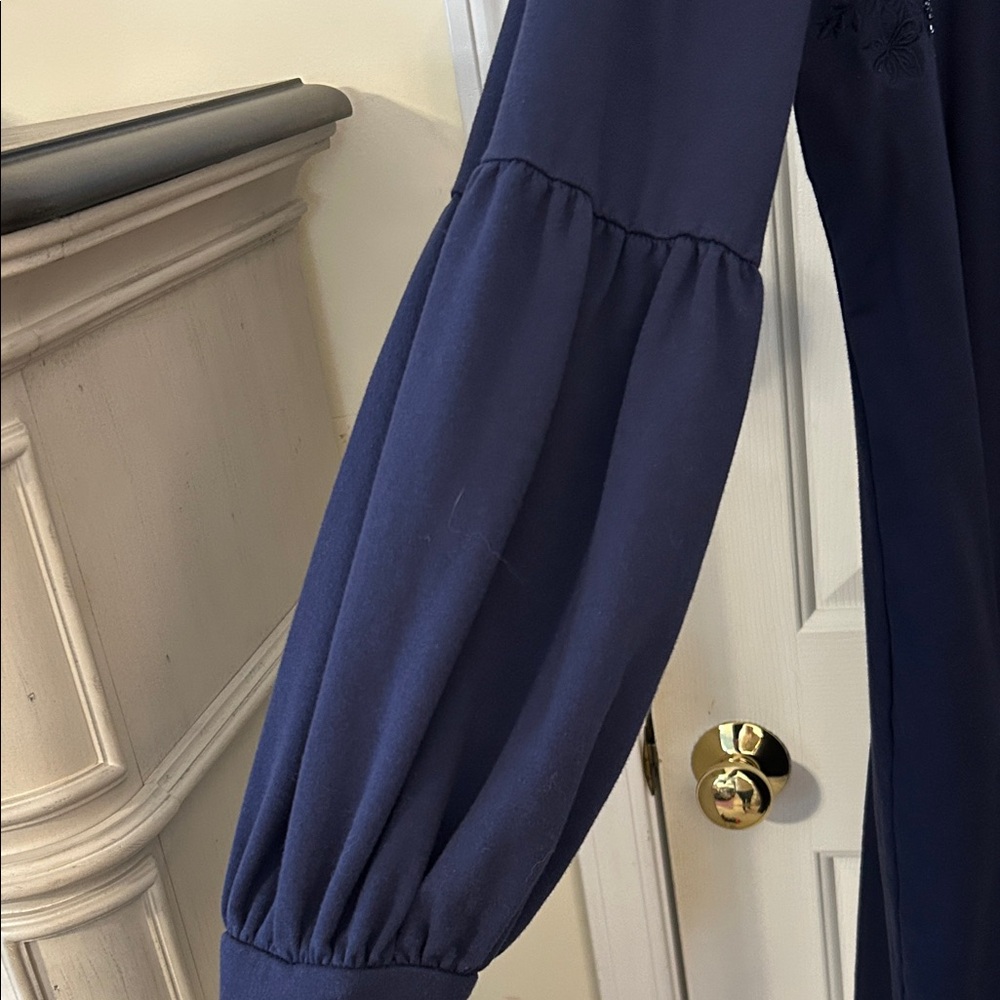 Lilly Pulitzer Navy Long Sleeve Sweater Dress - Picture 5 of 5